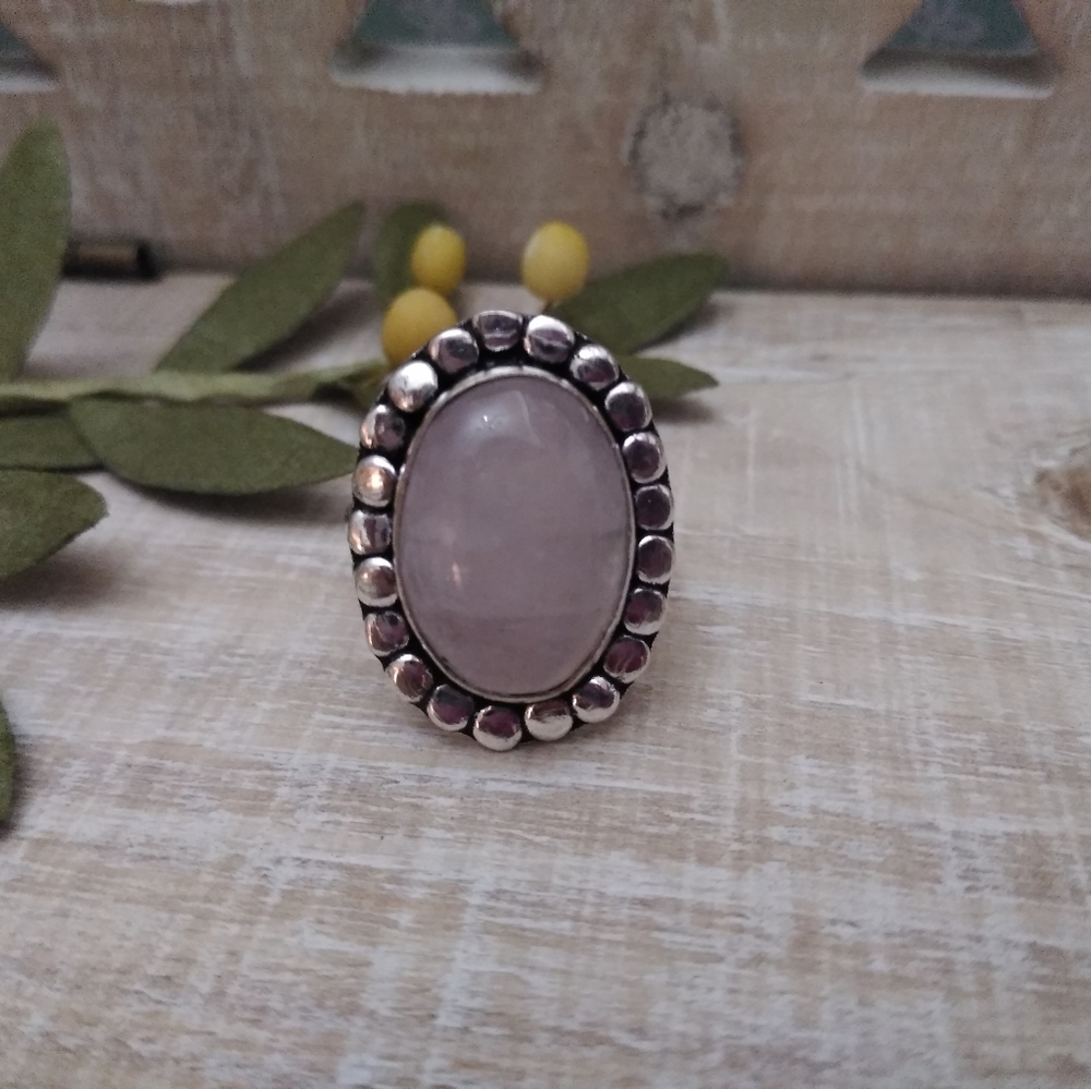 2 RING SET SILVER-STONE NWOT - Picture 9 of 10